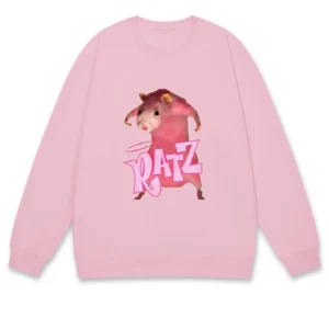 Cherrykitten Pink Ratz Y2K Sweatshirt
